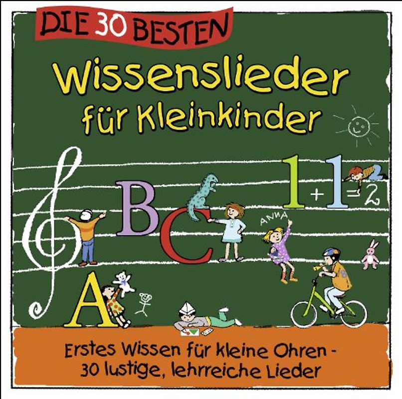 Simone Sommerland - Die 30 besten Wissenslieder für Kleinkinder: Erstes Wissen für kleine Ohren - 30 lustige, lehrreiche Lieder