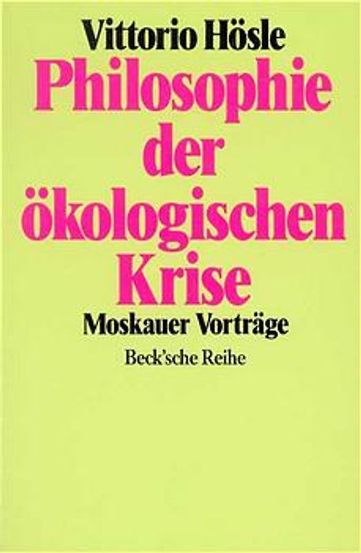 Philosophie der ökologischen Krise