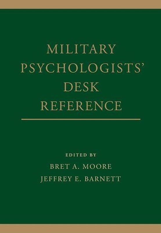 Military Psychologists' Desk Reference