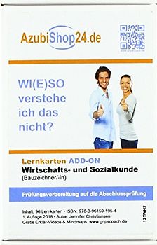 Lernkarten Wirtschafts- und Sozialkunde Bauzeichner/-in Prüfungsvorbereitung