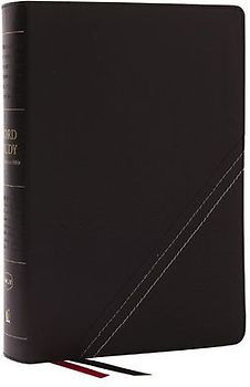 Nkjv, Word Study Reference Bible, Bonded Leather, Black, Red Letter, Comfort Print