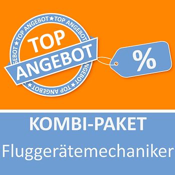 Kombi-Paket Fluggerätemechaniker Lernkarten