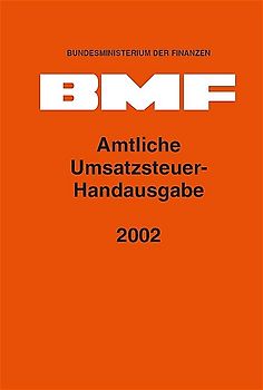 Amtliche Umsatzsteuer-Handausgabe 2002