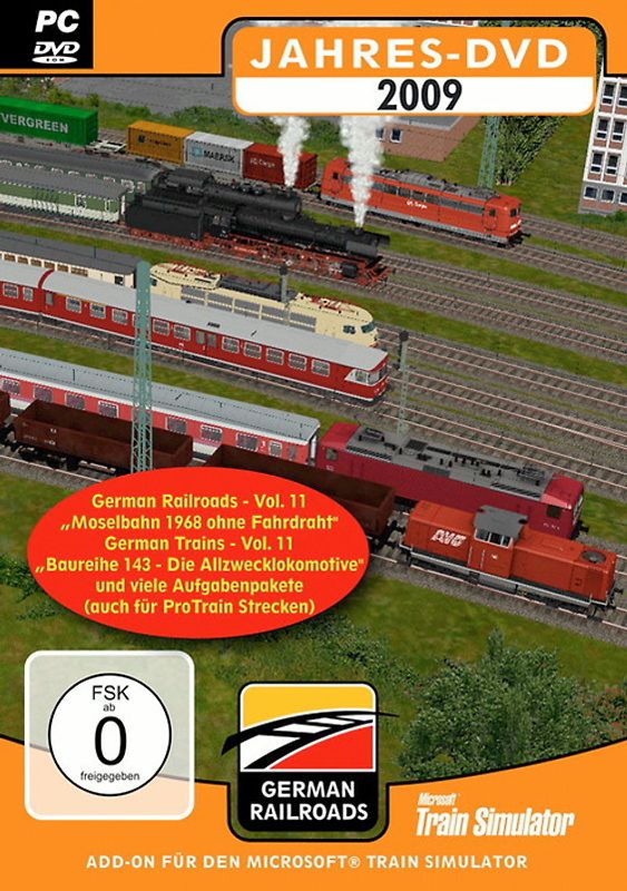 German Railroads - Jahres DVD 2009 PC Spiele