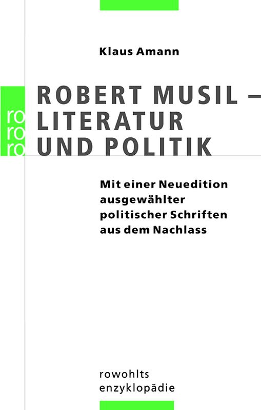 Robert Musil: Literatur und Politik