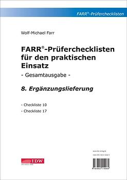 FARR Prüferchecklisten für den praktischen Einsatz - Gesamtausgabe