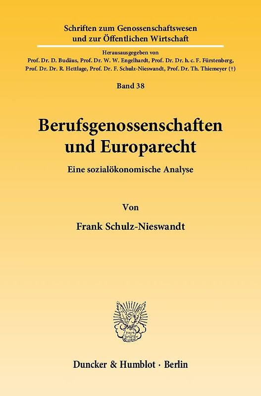 Berufsgenossenschaften und Europarecht.