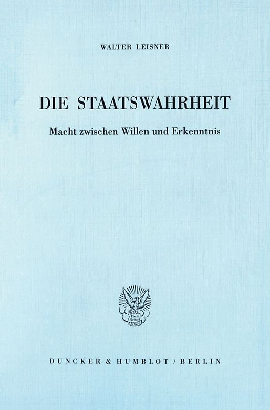 Die Staatswahrheit.