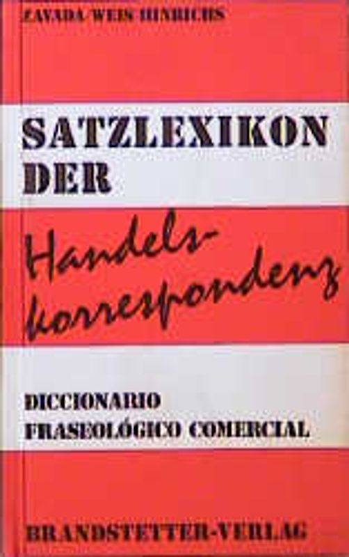 Satzlexikon der Handelskorrespondenz