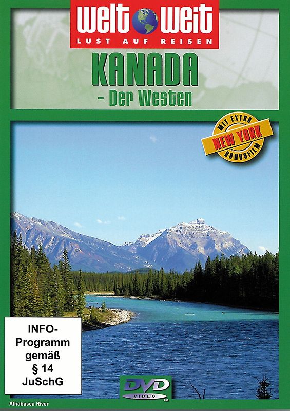 Kanada - der Westen mit Bonusfilm NEW YORK (Reihe: welt weit) Gesamtlänge: ca. 81 Min. DVD