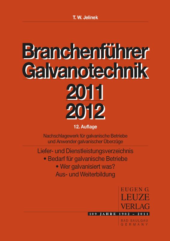 Branchenführer Galvanotechnik 2011/2012