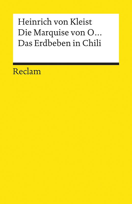 Die Marquise von O... · Das Erdbeben in Chili