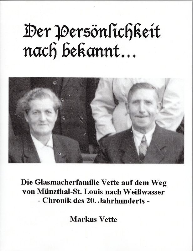 Der Persönlichkeit nach bekannt