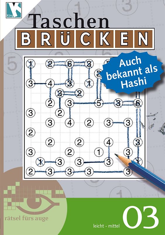 Brücken-Rätsel 03 - Auch als Hashi bekannt