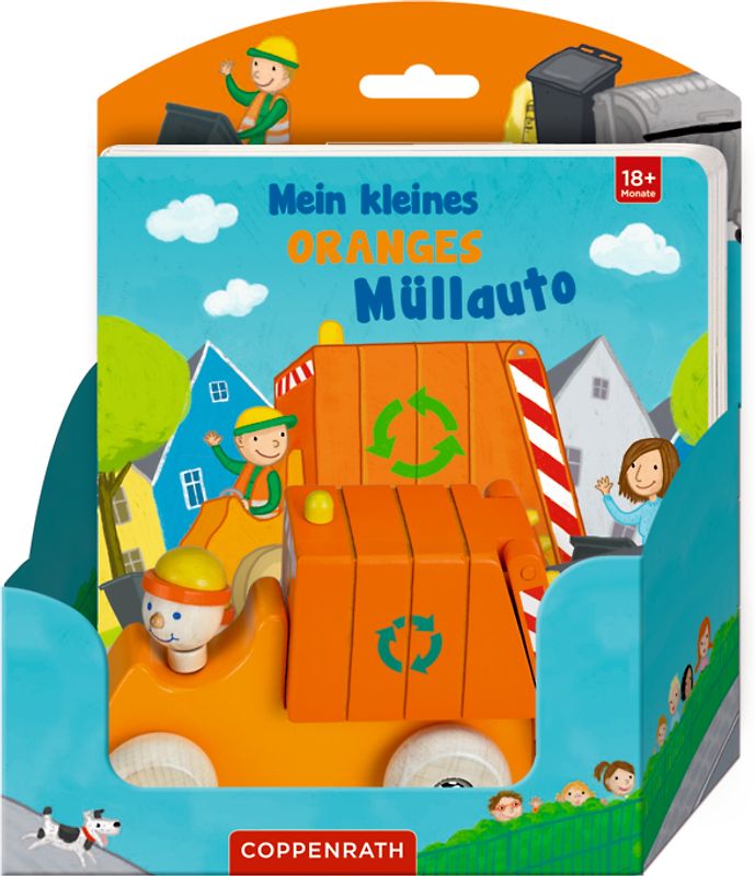 Mein kleines oranges Müllauto