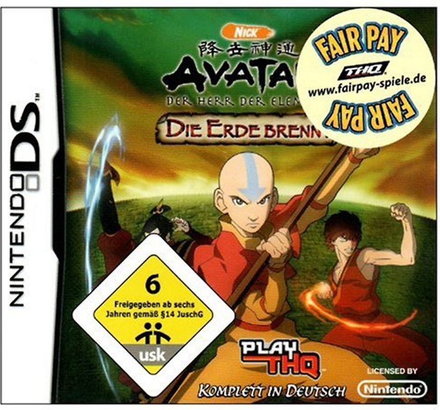 Avatar: Der Herr der Elemente - Die Erde brennt [FairPay] Nintendo DS