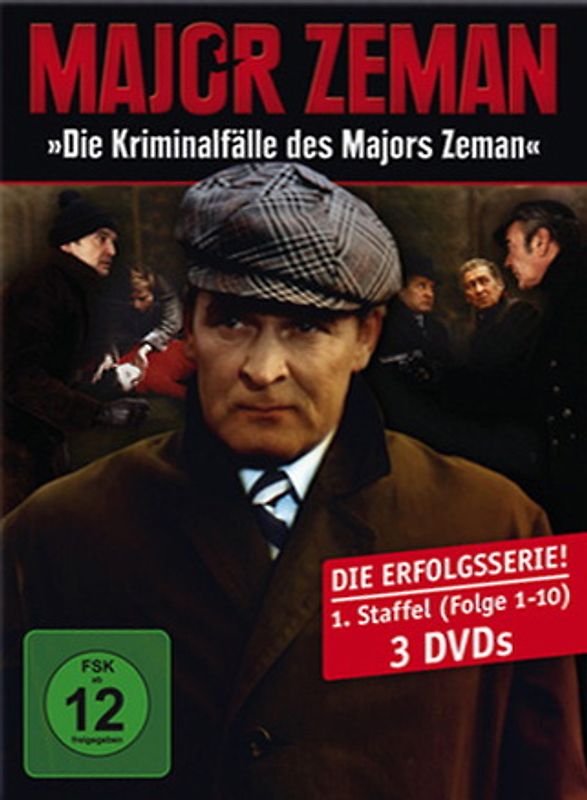 Major Zeman - Die Kriminalfälle des Majors Zeman - 1. Staffel ( 3er Digipack ) [3 DVDs] DVD