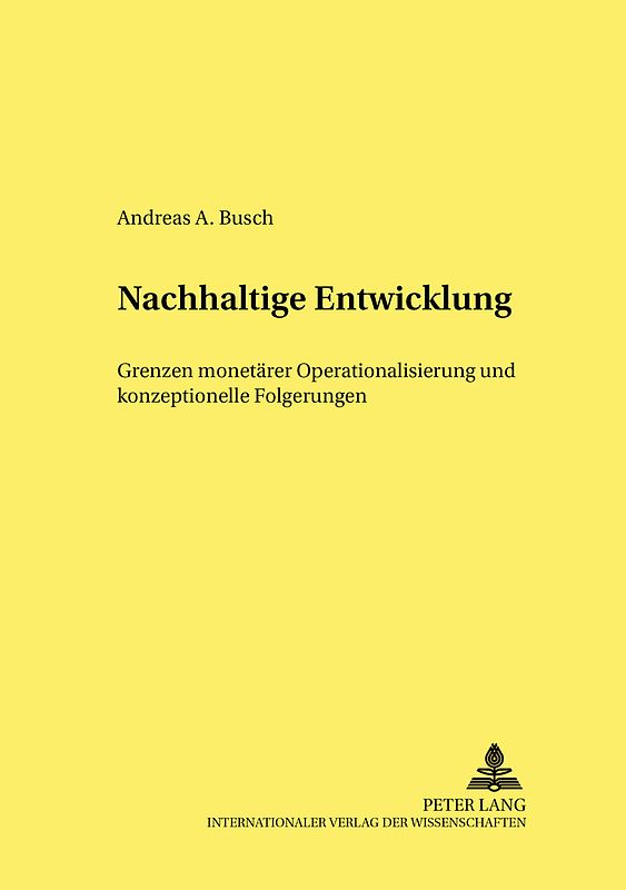 Nachhaltige Entwicklung