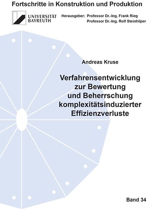 Verfahrensentwicklung zur Bewertung und Beherrschung komplexitätsinduzierter Effizienzverluste