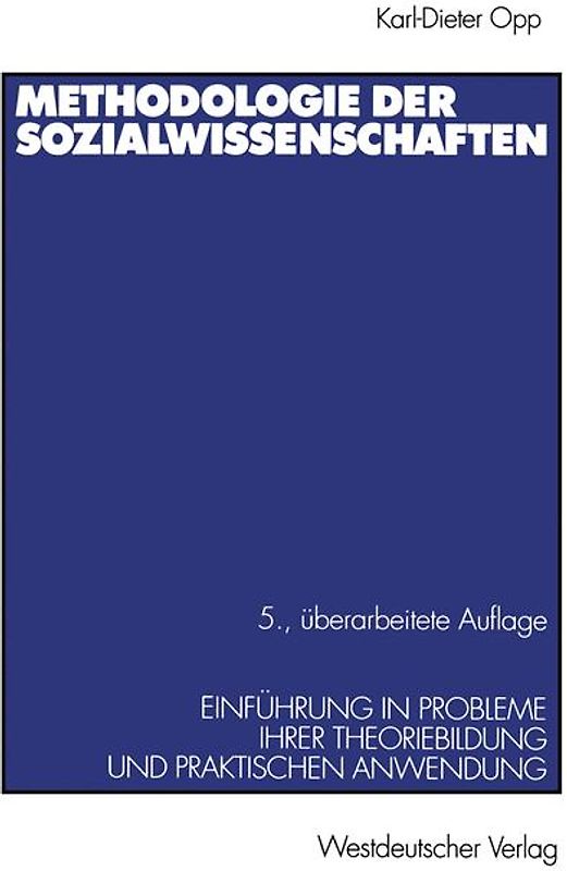 Methodologie der Sozialwissenschaften