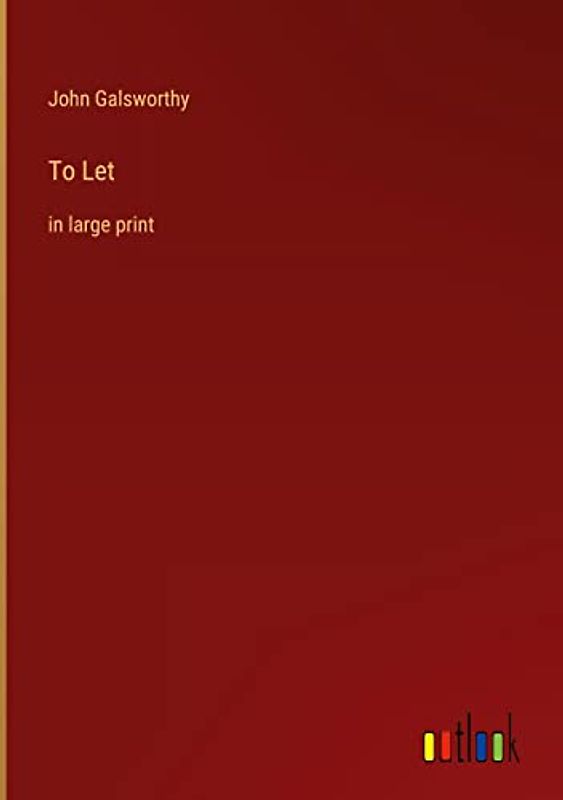 To Let: in large print