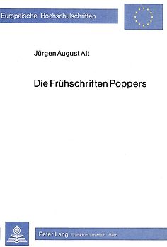 Die Frühschriften Poppers