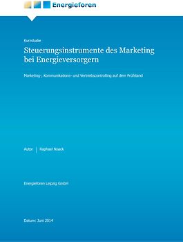 Kurzstudie: Steuerungsinstrumente des Marketing bei Energieversorgern