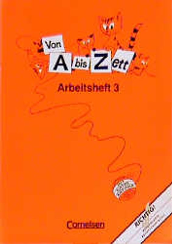 Von A bis Zett - Allgemeine Ausgabe / Arbeitsheft Klasse 3. Wörterbuch für Grundschulkinder