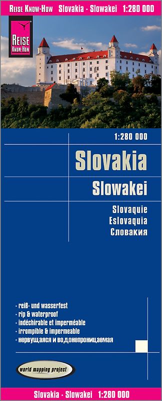 Reise Know-How Landkarte Slowakei / Slovakia (1:280.000)
