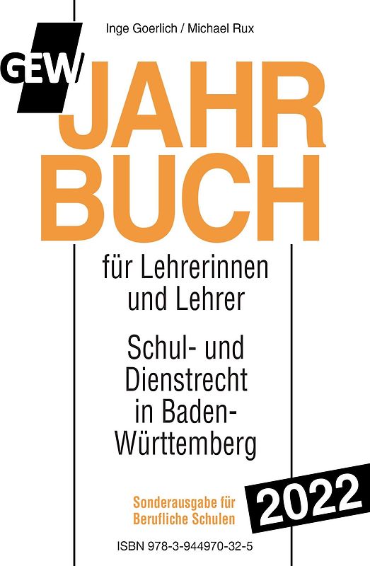 GEW-Jahrbuch 2022 Berufl. Schulen