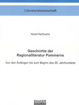 Geschichte der Regionalliteratur Pommerns