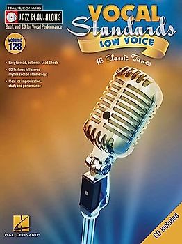 Jazz Play Along Volume 128 Vocal Standards Low Voice BK/CD (Hal Leonard Jazz Play-Along) - Various