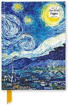 Vincent Van Gogh: The Starry Night (Foiled Dot Grid Journal)