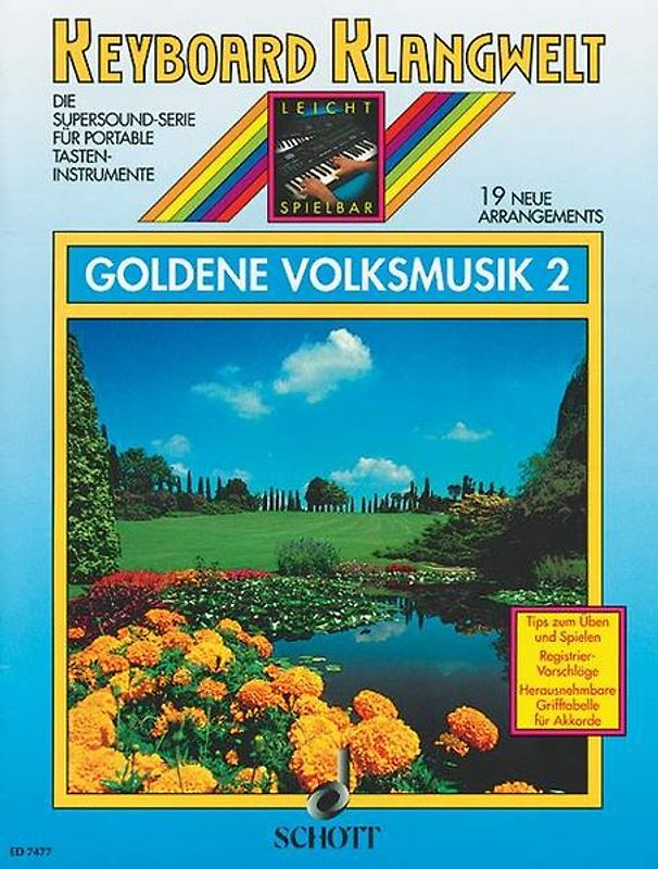 Goldene Volksmusik 2. 19 neue Arrangements. Keyboard.