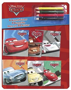 Disney Cars Mini-Malbücher