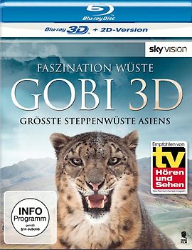 Faszination Wüste - Gobi: Größte Steppenwüste Asiens (SKY VISION) [3D Blu-ray + 2D Version] 3D Blu-ray Disc