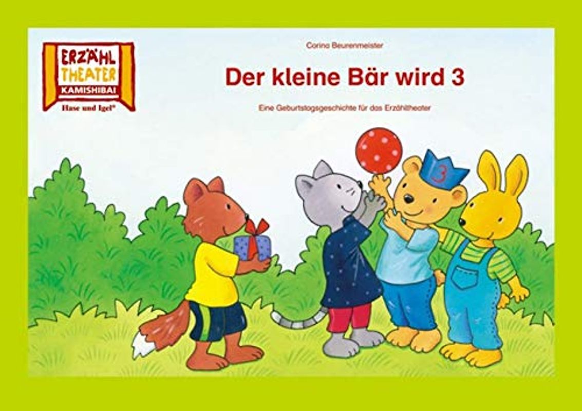 Der kleine Bär wird 3 / Kamishibai Bildkarten: 7 Bildkarten für das Erzähltheater