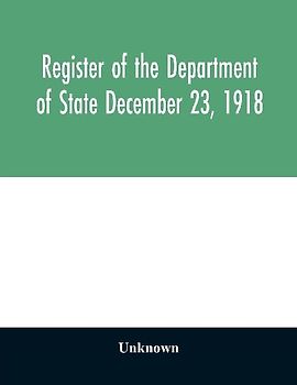 Register of the Department of State December 23, 1918