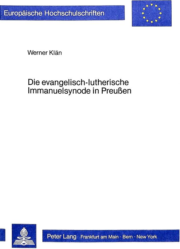 Die evangelisch-lutherische Immanuelsynode in Preussen