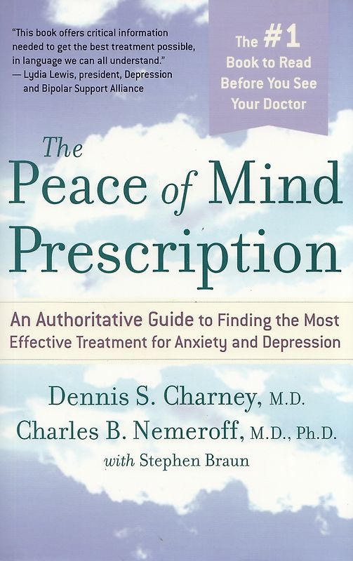 The Peace of Mind Prescription - Dennis Chamey [Paperback]