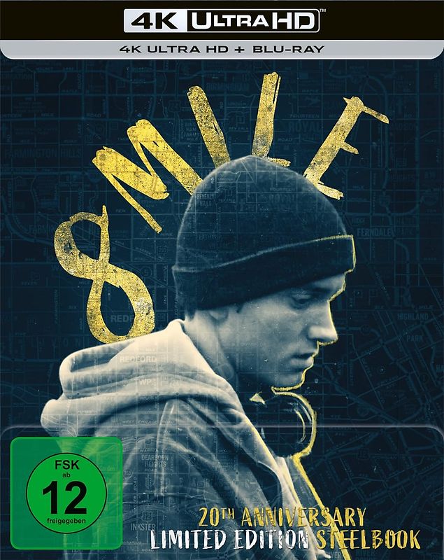8 Mile - Jeder Augenblick ist eine neue Chance (4K Ultra HD + Blu-ray, Steelbook, Exklusivprodukt) 4K Ultra HD Blu-ray