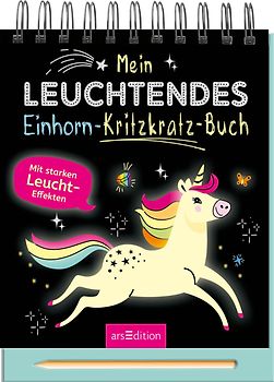 Mein leuchtendes Einhorn-Kritzkratz-Buch