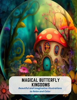 Magical Butterfly Kingdoms: Beautiful and Imaginative Illustrations to Relax and Color