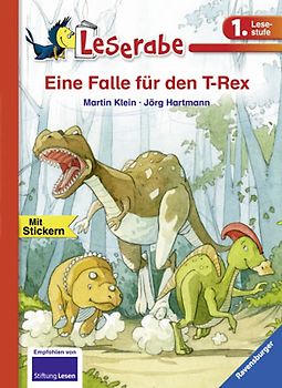 Leserabe 1. Lesestufe - Eine Falle für den T-Rex