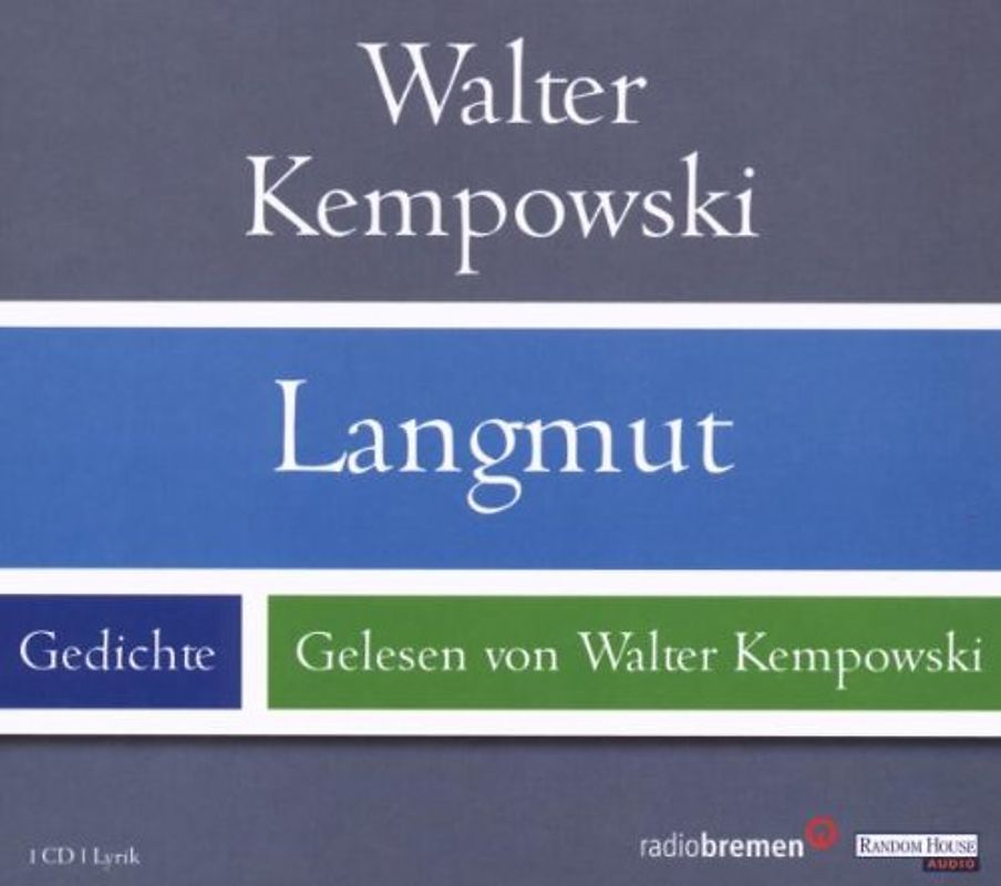 Walter Kempowski - Langmut