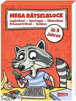 Mega Rätselblock - Logikrätsel, Quizfragen, Silbenrätsel, Kreuzworträtsel, Sudokus