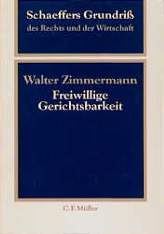 Freiwillige Gerichtsbarkeit