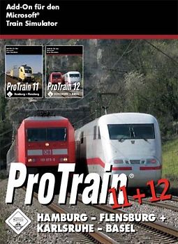 ProTrain Bundle 11 & 12 (Hamburg - Flensburg & Karsruhe - Basel) PC Spiele