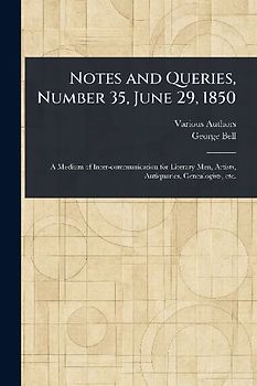 Notes and Queries, Number 35, June 29, 1850