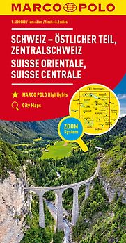 MARCO POLO Regionalkarte Schweiz 02 Östlicher Teil